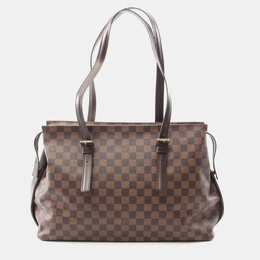 Louis Vuitton: Коричневая сумка-шоппер 