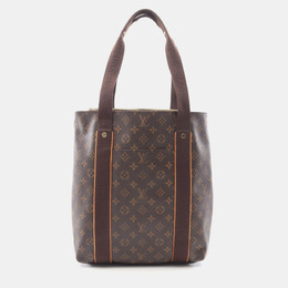 Louis Vuitton: Коричневая сумка-шоппер 