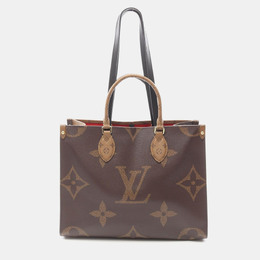 Louis Vuitton: Коричневая сумка-шоппер 