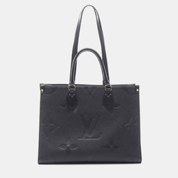 Louis Vuitton: Чёрная сумка-шоппер 