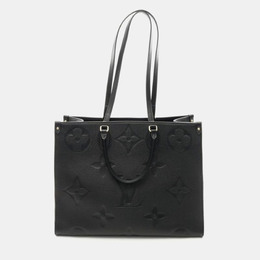 Louis Vuitton: Чёрная сумка-шоппер 
