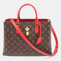 Louis Vuitton: Сумка-шоппер с цветочным принтом 