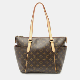 Louis Vuitton: Коричневая сумка-шоппер 
