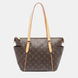 Louis Vuitton: Коричневая сумка-шоппер 