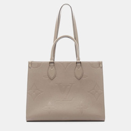 Louis Vuitton: Бежевая сумка-шоппер 