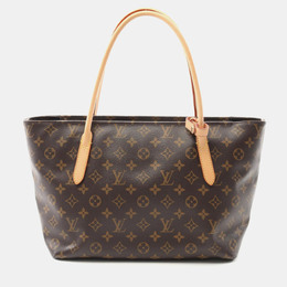 Louis Vuitton: Коричневая сумка-шоппер 