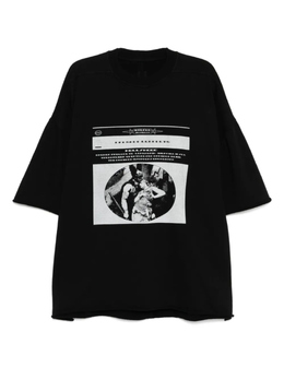 Rick Owens Drkshdw: Чёрная футболка 