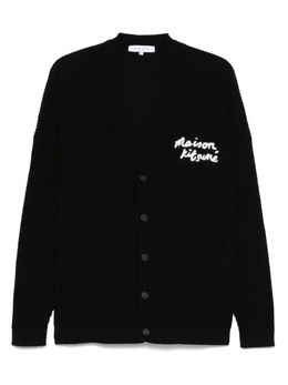 Maison Kitsuné: Чёрный кардиган 