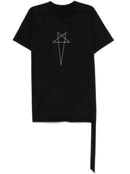 Rick Owens Drkshdw: Чёрная футболка 