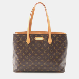 Louis Vuitton: Коричневая сумка-шоппер 