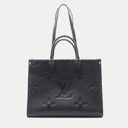 Louis Vuitton: Чёрная сумка-шоппер 
