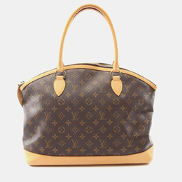 Louis Vuitton: Коричневая сумка-шоппер  Lockit