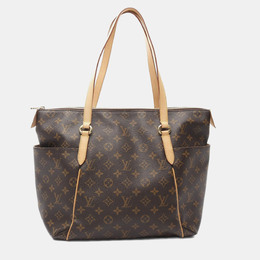 Louis Vuitton: Коричневая сумка-шоппер 
