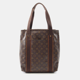 Louis Vuitton: Коричневая сумка-шоппер 