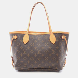 Louis Vuitton: Коричневая сумка-шоппер  Neverfull