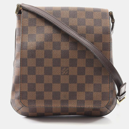Louis Vuitton: Коричневая сумка  Musette