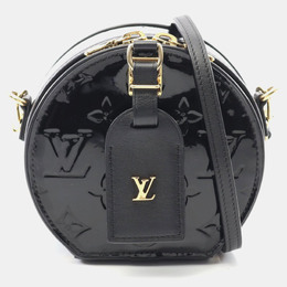 Louis Vuitton: Чёрная сумка через плечо 