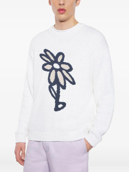 Maison Kitsuné: Белый свитер 