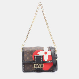 Louis Vuitton: Коричневая сумка 