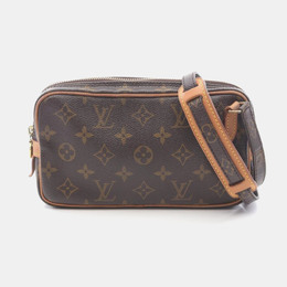 Louis Vuitton: Коричневая сумка 