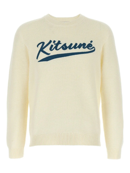 Maison Kitsuné: Белый свитер 