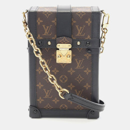Louis Vuitton: Коричневая сумка через плечо  Pochette