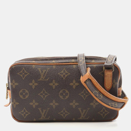 Louis Vuitton: Коричневая сумка 