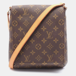 Louis Vuitton: Коричневая сумка  Musette