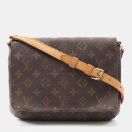 Louis Vuitton: Коричневая сумка  Musette