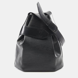 Louis Vuitton: Чёрная сумка  Épi