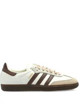adidas: Светлые кроссовки  Samba
