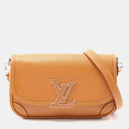 Louis Vuitton: Коричневая сумка через плечо  Épi