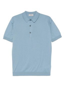 John Smedley: Синяя рубашка 