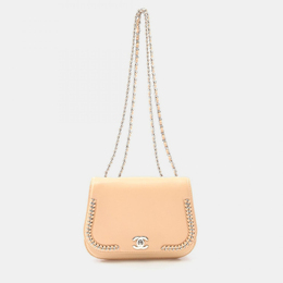 Chanel: Бежевая сумка 