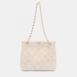 Chanel: Бежевая сумка 