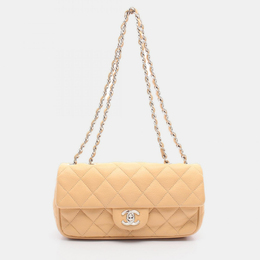 Chanel: Бежевая сумка 