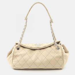 Chanel: Бежевая сумка 
