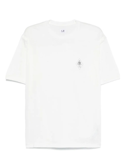 C.P. Company: Белая футболка 