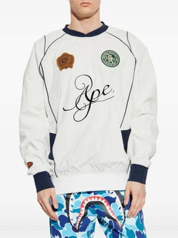 A BATHING APE: Белая толстовка 