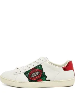 Gucci Pre-Owned: Белые кроссовки 
