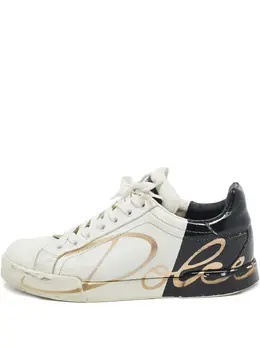 Dolce & Gabbana Pre-Owned: Белые кроссовки 