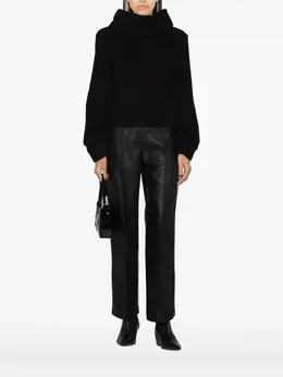 Saint Laurent: Чёрная толстовка 
