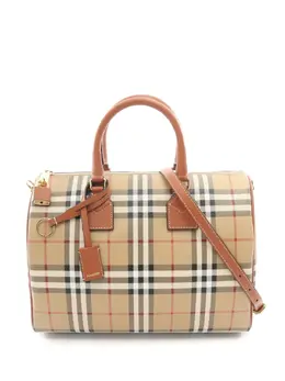 Burberry Pre-Owned: Бежевая сумка-шоппер 