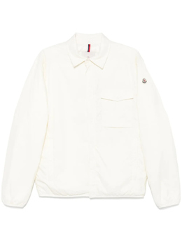 Moncler: Белая куртка 