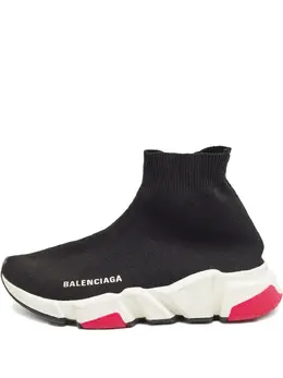 Balenciaga Pre-Owned: Чёрные кроссовки 