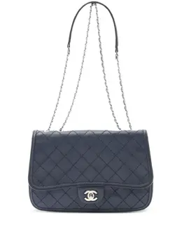CHANEL Pre-Owned: Синяя сумка 