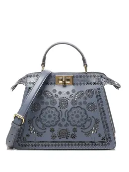 FENDI: Сумка-шоппер с растительным принтом 