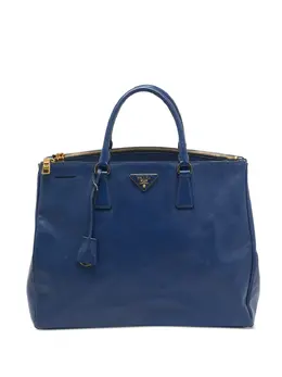 Prada Pre-Owned: Синяя сумка-шоппер 