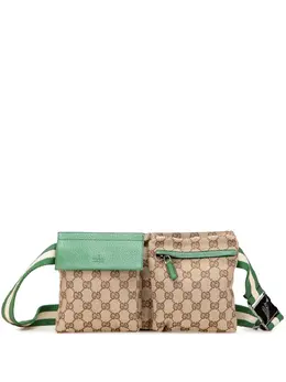 Gucci Pre-Owned: Коричневая поясная сумка 