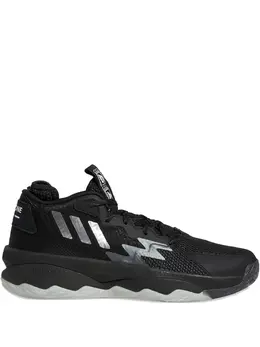 adidas: Чёрные кроссовки  Dame